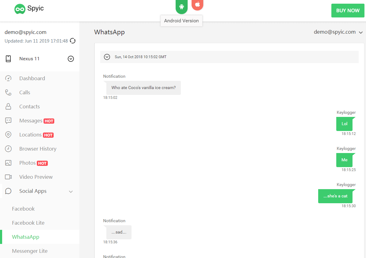 whatsapp spy